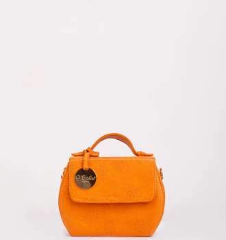 Handmade Amber Mini Box Bag - Ethical Elegance